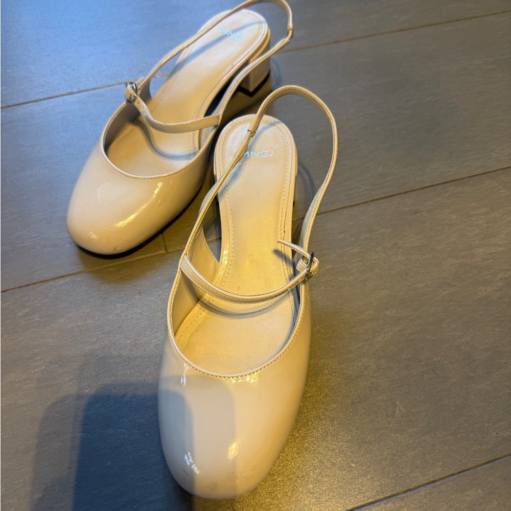Ballet-inspired Mango slingback heels